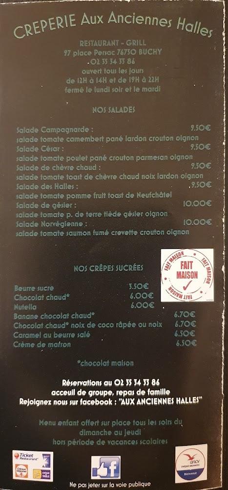 Aux Anciennes Halles - Menu Image 1