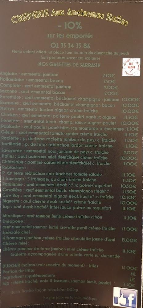 Aux Anciennes Halles - Menu Image 2